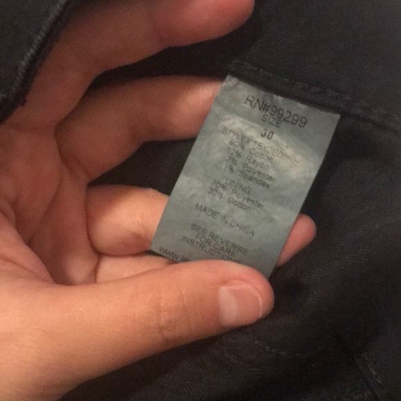 NWT Level 99 distressed black jeans - Picture 6 of 6